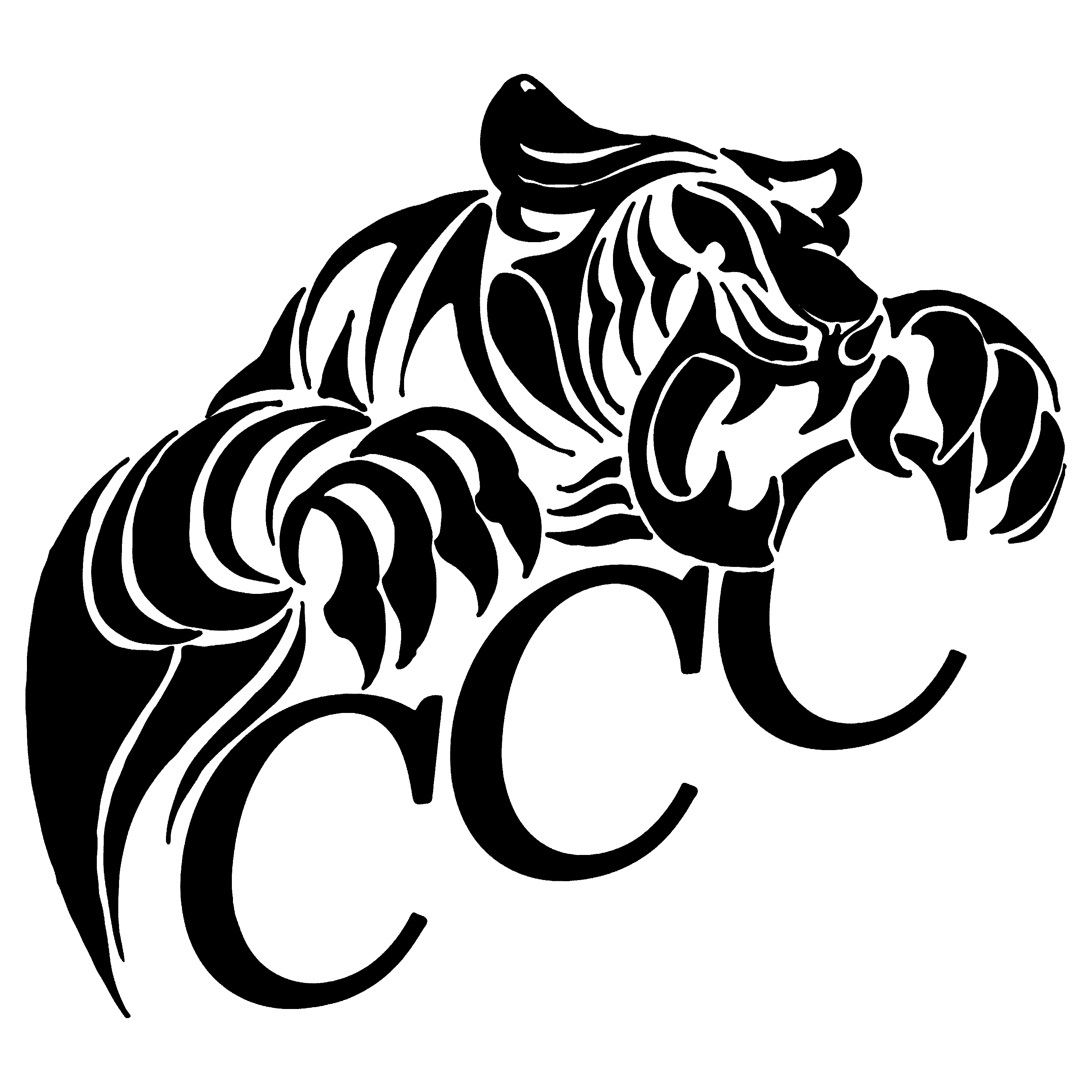 Athletic Logo Vector-Black