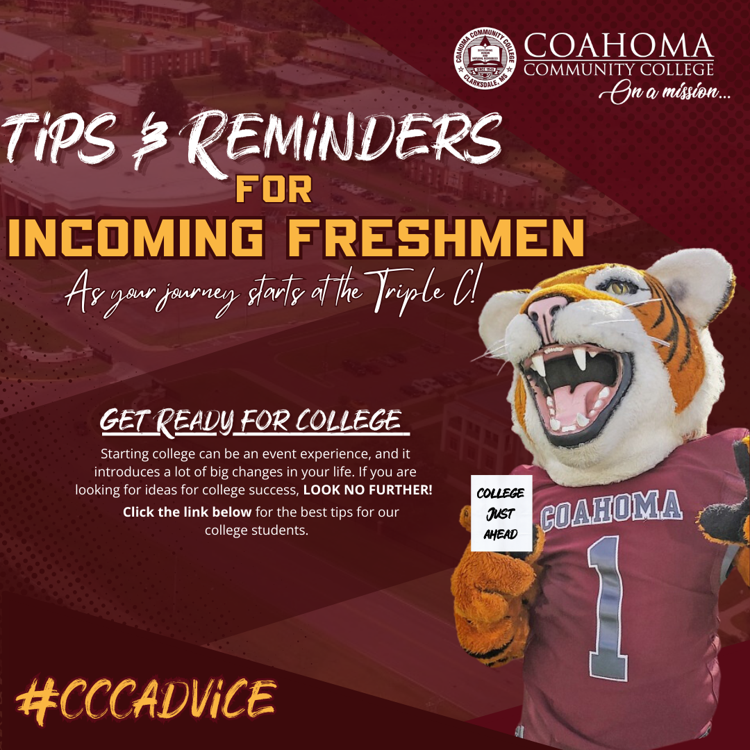 Tips & Reminders for Incoming Freshmen