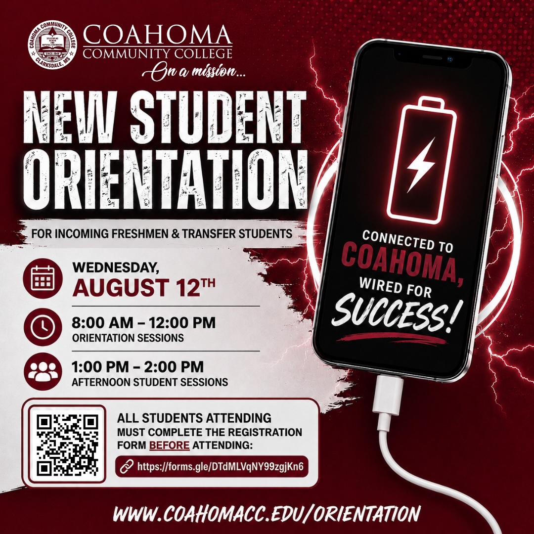 New Student Orientation, Wednesday August 12, 2026