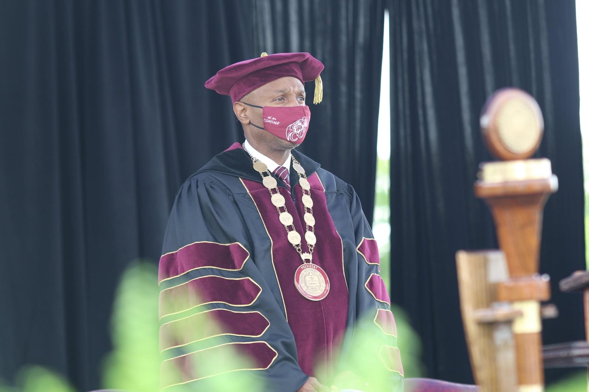 President Valmadge Towner at Graduation